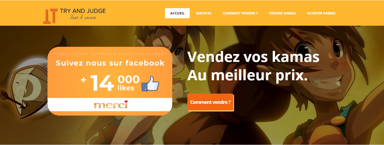 Vendre dofus kamas